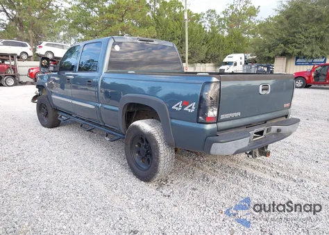 2006 GMC Sierra 2500Hd Slt из США, поврежденный, VIN 1GTHK23D26F208099